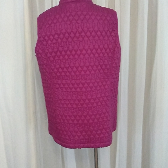 Lands’ End Women’s Quilted Vest Purple Size L 14-16 NWT - Picture 4 of 13